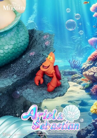 Beast Kingdom The Little Mermaid Master Craft Statue Ariel & Sebastian 42 cm Beast Kingdom The Little Mermaid Master Craft Statue Ariel & Sebastian 42 cm