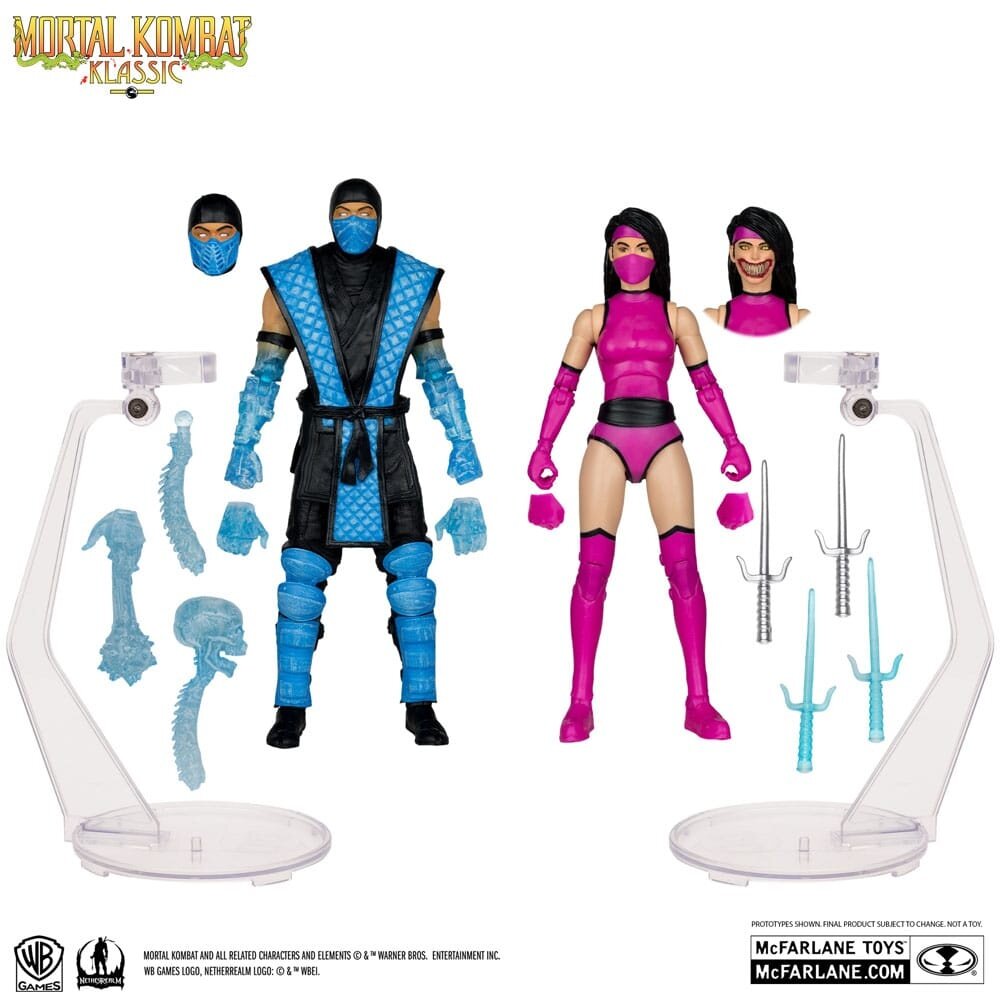 McFarlane Toys Mortal Kombat Action Figure 2-Pack Sub-Zero vs. Mileena (Klassiks) 18 cm McFarlane Toys Mortal Kombat Action Figure 2-Pack Sub-Zero vs. Mileena (Klassiks) 18 cm