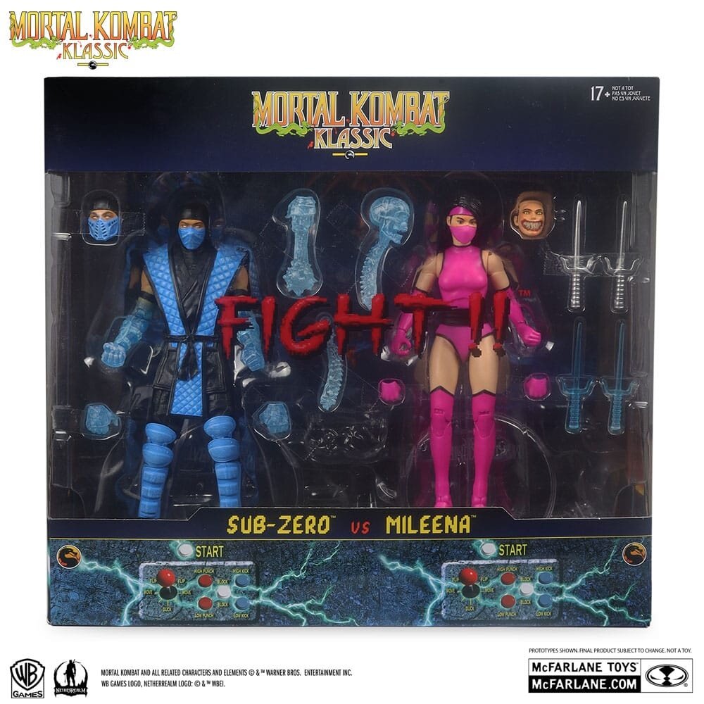 McFarlane Toys Mortal Kombat Action Figure 2-Pack Sub-Zero vs. Mileena (Klassiks) 18 cm McFarlane Toys Mortal Kombat Action Figure 2-Pack Sub-Zero vs. Mileena (Klassiks) 18 cm