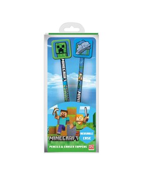Pyramid International Minecraft Potlood met Gom Set Pyramid International Minecraft Potlood met Gom Set
