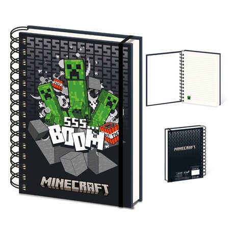 Pyramid International Minecraft 3D Wiro Notebook A5 Pyramid International Minecraft 3D Wiro Notebook A5