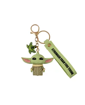 Star Wars The Mandalorian Grogu & Frog 3D Keychain