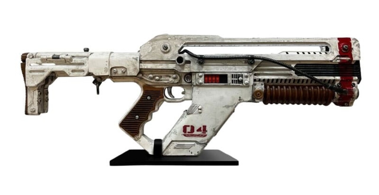 Hollywood Collectibles Group Alien: Romulus Model Life-Size Replica Pulse Rifle HCG Exclusive Weathered Edition 71 cm
