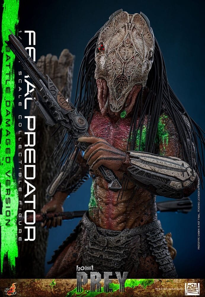 Hot Toys Prey Action Figure 1/6 Feral Predator (Battle Damaged Version) 37 cm Hot Toys Prey Action Figure 1/6 Feral Predator (Battle Damaged Version) 37 cm