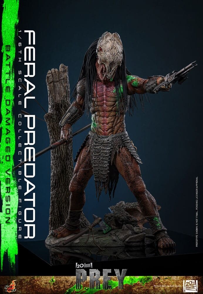 Hot Toys Prey Action Figure 1/6 Feral Predator (Battle Damaged Version) 37 cm Hot Toys Prey Action Figure 1/6 Feral Predator (Battle Damaged Version) 37 cm