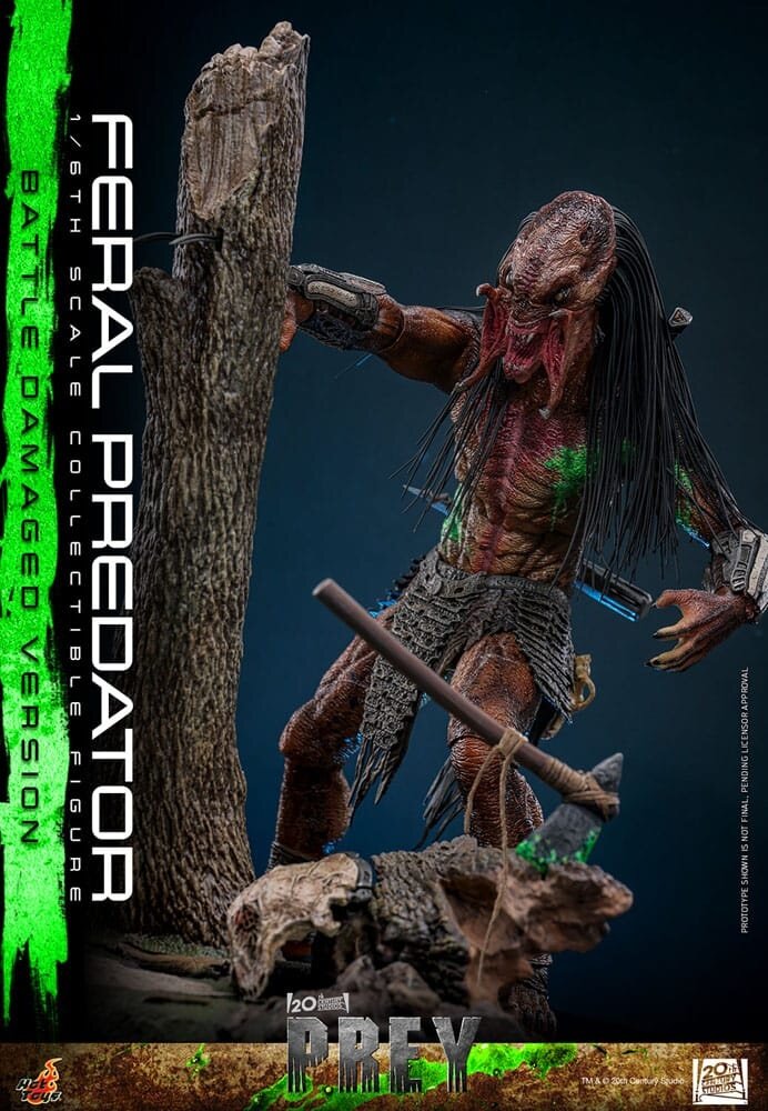 Hot Toys Prey Action Figure 1/6 Feral Predator (Battle Damaged Version) 37 cm Hot Toys Prey Action Figure 1/6 Feral Predator (Battle Damaged Version) 37 cm