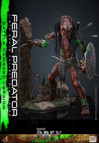 Hot Toys Prey Action Figure 1/6 Feral Predator (Battle Damaged Version) 37 cm Hot Toys Prey Action Figure 1/6 Feral Predator (Battle Damaged Version) 37 cm