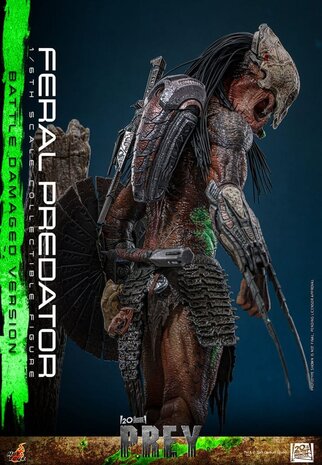 Hot Toys Prey Action Figure 1/6 Feral Predator (Battle Damaged Version) 37 cm Hot Toys Prey Action Figure 1/6 Feral Predator (Battle Damaged Version) 37 cm