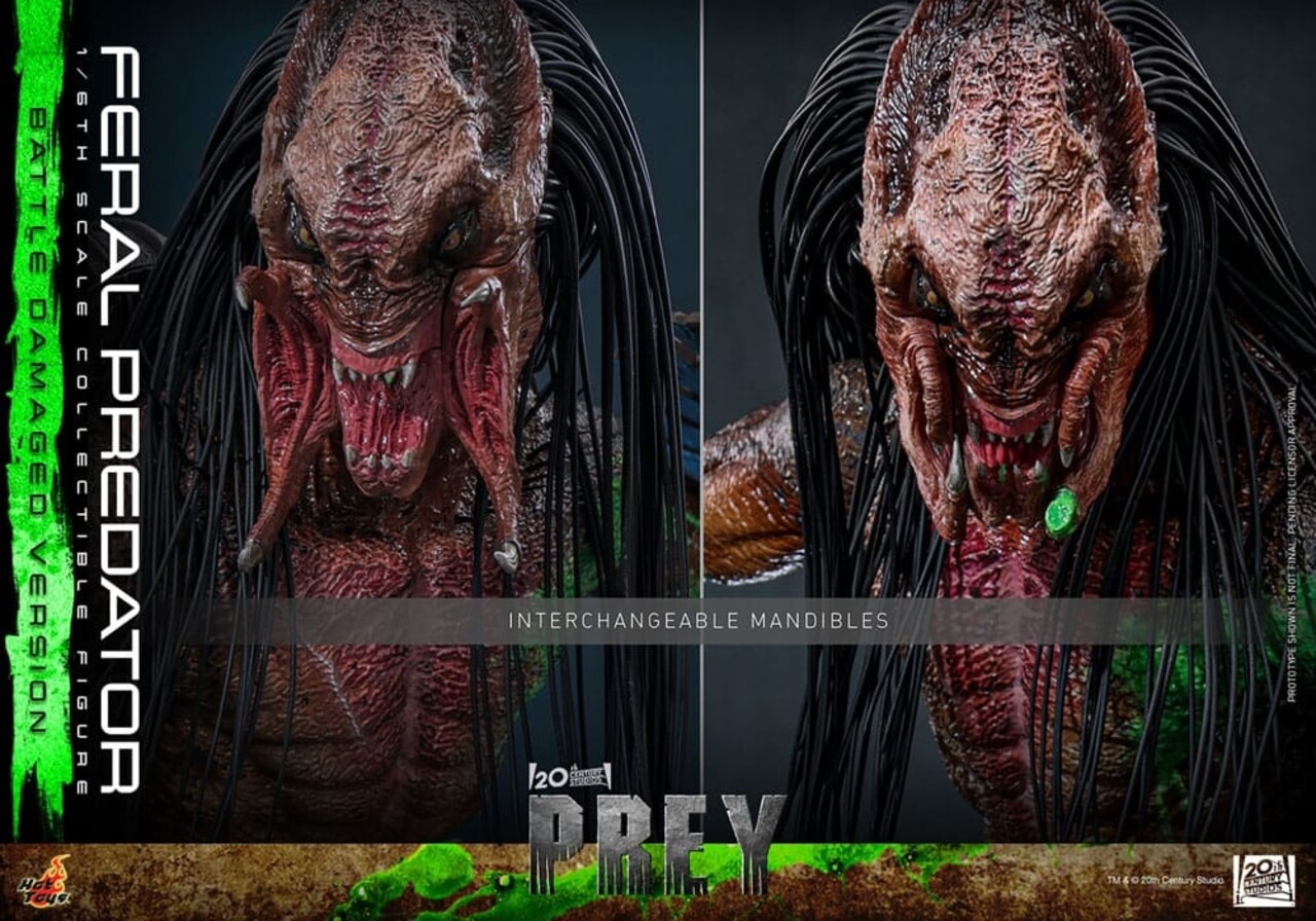 Hot Toys Prey Action Figure 1/6 Feral Predator (Battle Damaged Version) 37 cm Hot Toys Prey Action Figure 1/6 Feral Predator (Battle Damaged Version) 37 cm