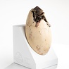 Elite Creature Collectibles Jurassic Park III ECC Elite Creature Line Statue White Queen Hatching Egg 13 cm