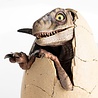 Elite Creature Collectibles Jurassic Park III ECC Elite Creature Line Statue White Queen Hatching Egg 13 cm