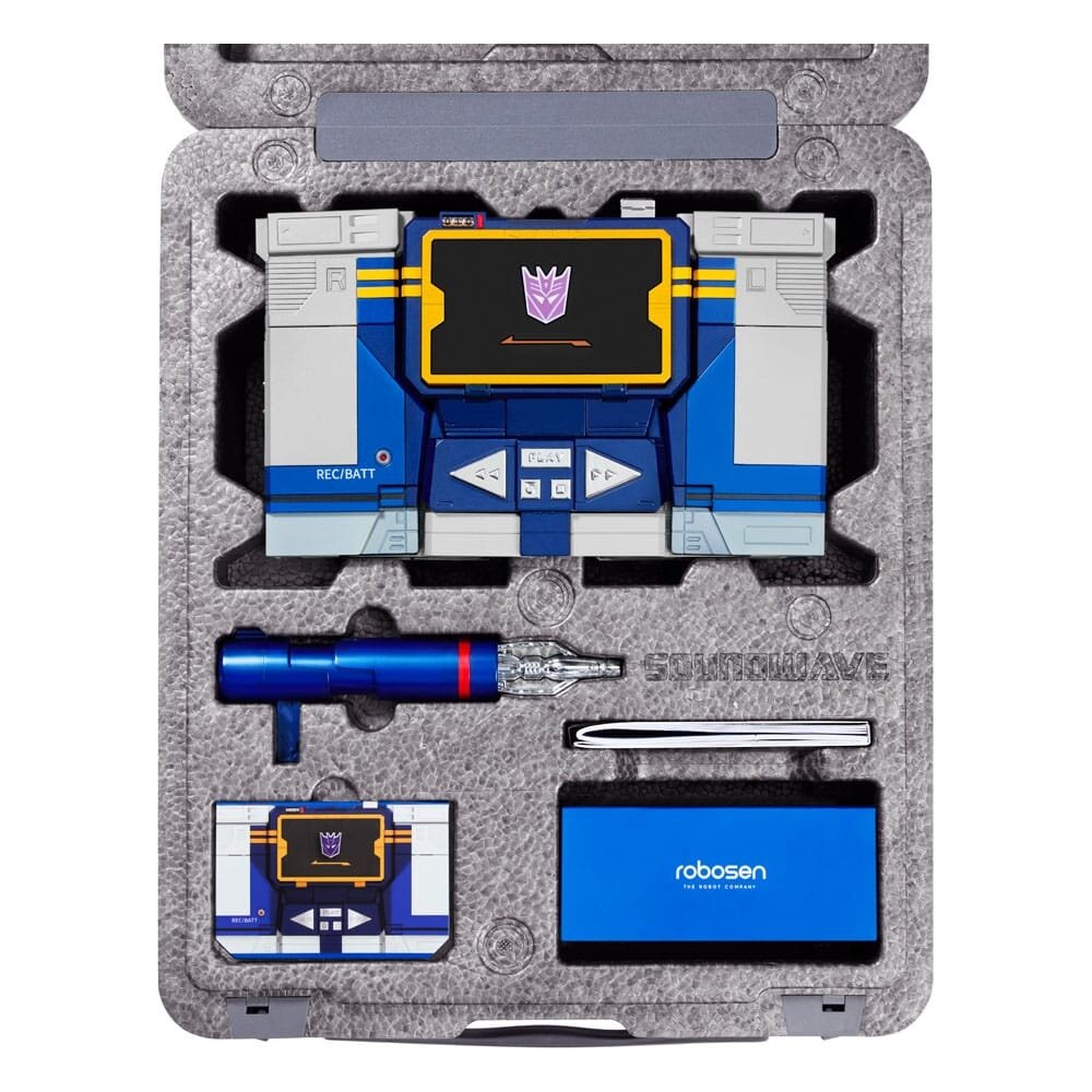 Robosen Transformers Interactive Robot Soundwave G1 Flagship 36 cm