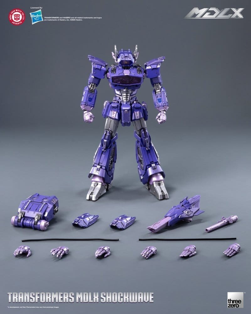 Threezero Transformers MDLX Action Figure Shockwave 19 cm