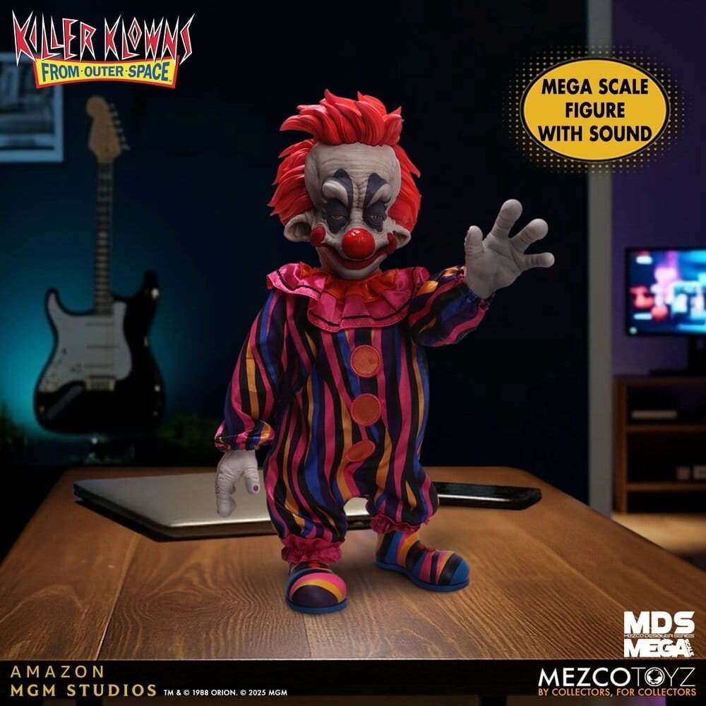 Mezco Toyz Killer Klowns from Outer Space MDS Mega Scale Plush Doll Rudy 38 cm