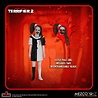 Mezco Toyz Terrifier 2 5 Points Action Figures Set Art & Little Pale Girl 10 cm