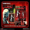 Mezco Toyz Terrifier 2 5 Points Action Figures Set Art & Little Pale Girl 10 cm