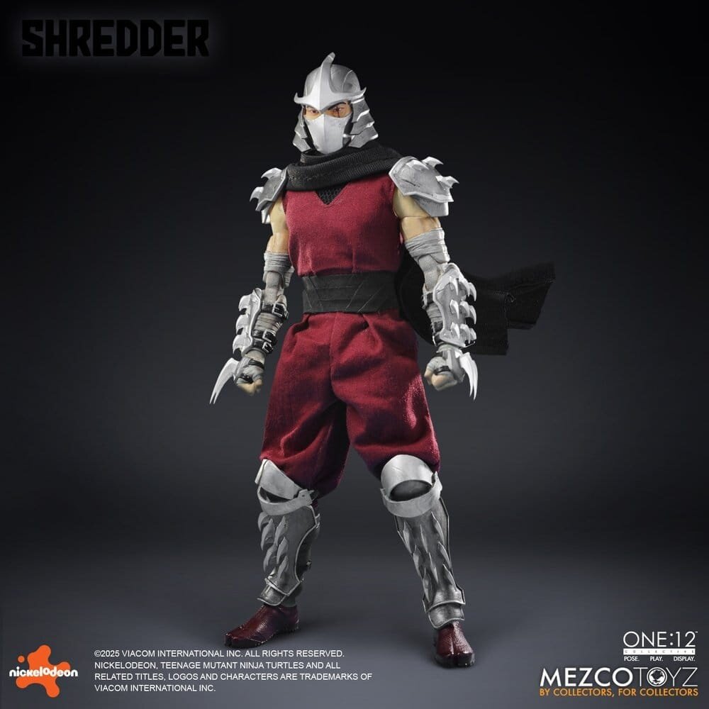Mezco Toyz Teenage Mutant Ninja Turtles Figure 1/12 Shredder 17 cm