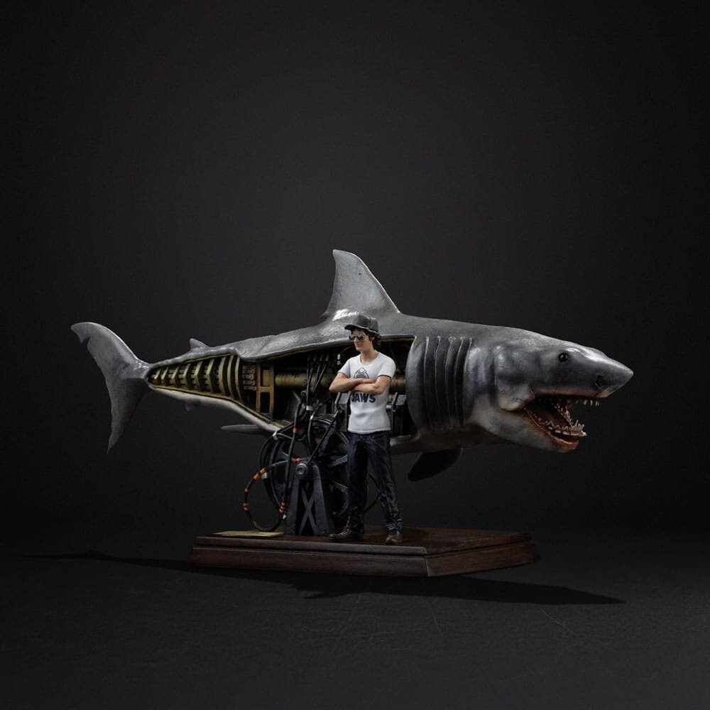 Iron Studios Jaws Deluxe Art Scale Statue 1/10 Steven Spielberg Jaws 50th Anniversary 27 cm