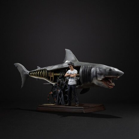 Iron Studios Jaws Deluxe Art Scale Statue 1/10 Steven Spielberg Jaws 50th Anniversary 27 cm