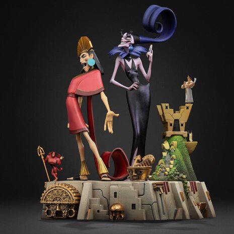 Iron Studios The Emperor's New Groove Deluxe Art Scale Statue 1/10 Kuzko & Yzma 28 cm Iron Studios The Emperor's New Groove Deluxe Art Scale Statue 1/10 Kuzko & Yzma 28 cm