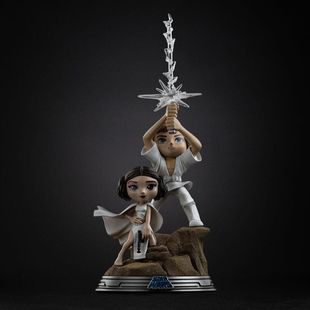 Iron Studios Star Wars Mini Co. PVC Figure Luke & Leia 30 cm Iron Studios Star Wars Mini Co. PVC Figure Luke & Leia 30 cm