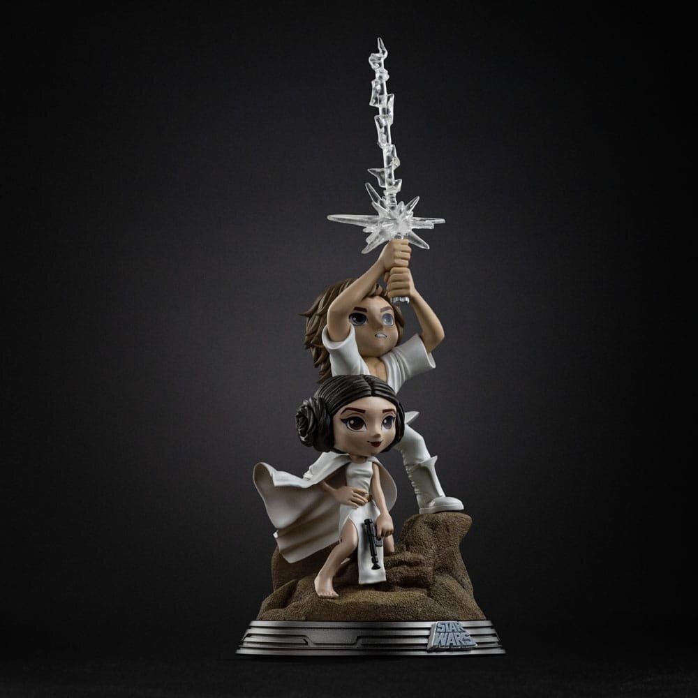 Iron Studios Star Wars Mini Co. PVC Figure Luke & Leia 30 cm Iron Studios Star Wars Mini Co. PVC Figure Luke & Leia 30 cm