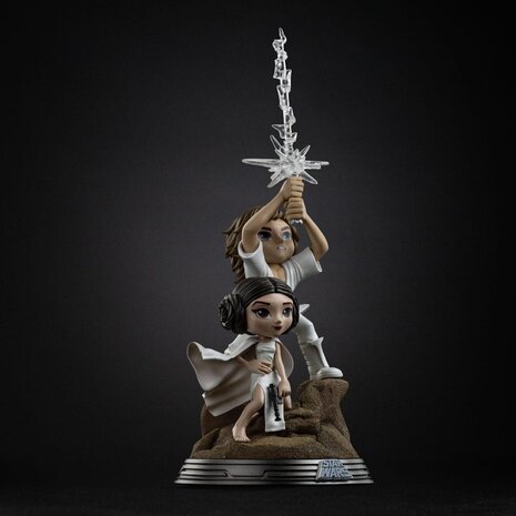 Iron Studios Star Wars Mini Co. PVC Figure Luke & Leia 30 cm Iron Studios Star Wars Mini Co. PVC Figure Luke & Leia 30 cm
