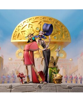 Iron Studios The Emperor's New Groove Deluxe Art Scale Statue 1/10 Kuzko & Yzma 28 cm