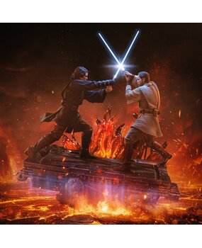 Iron Studios Star Wars Art Scale Statue 1/10 Anakin vs. Obi Wan 34 cm