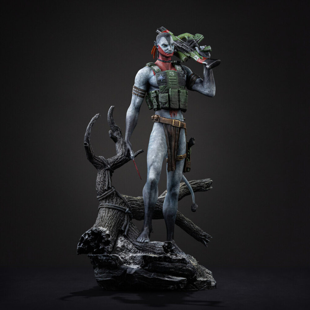 Iron Studios Avatar: Fire and Ash Art Scale Statue 1/10 Miles Quaritch 36 cm