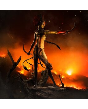 Iron Studios Avatar: Fire and Ash Art Scale Statue 1/10 Varang 38 cm