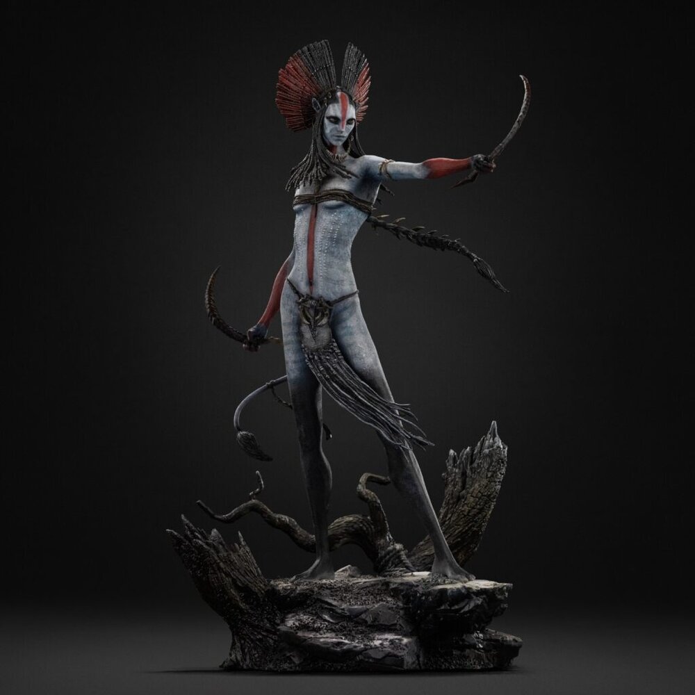 Iron Studios Avatar: Fire and Ash Art Scale Statue 1/10 Varang 38 cm