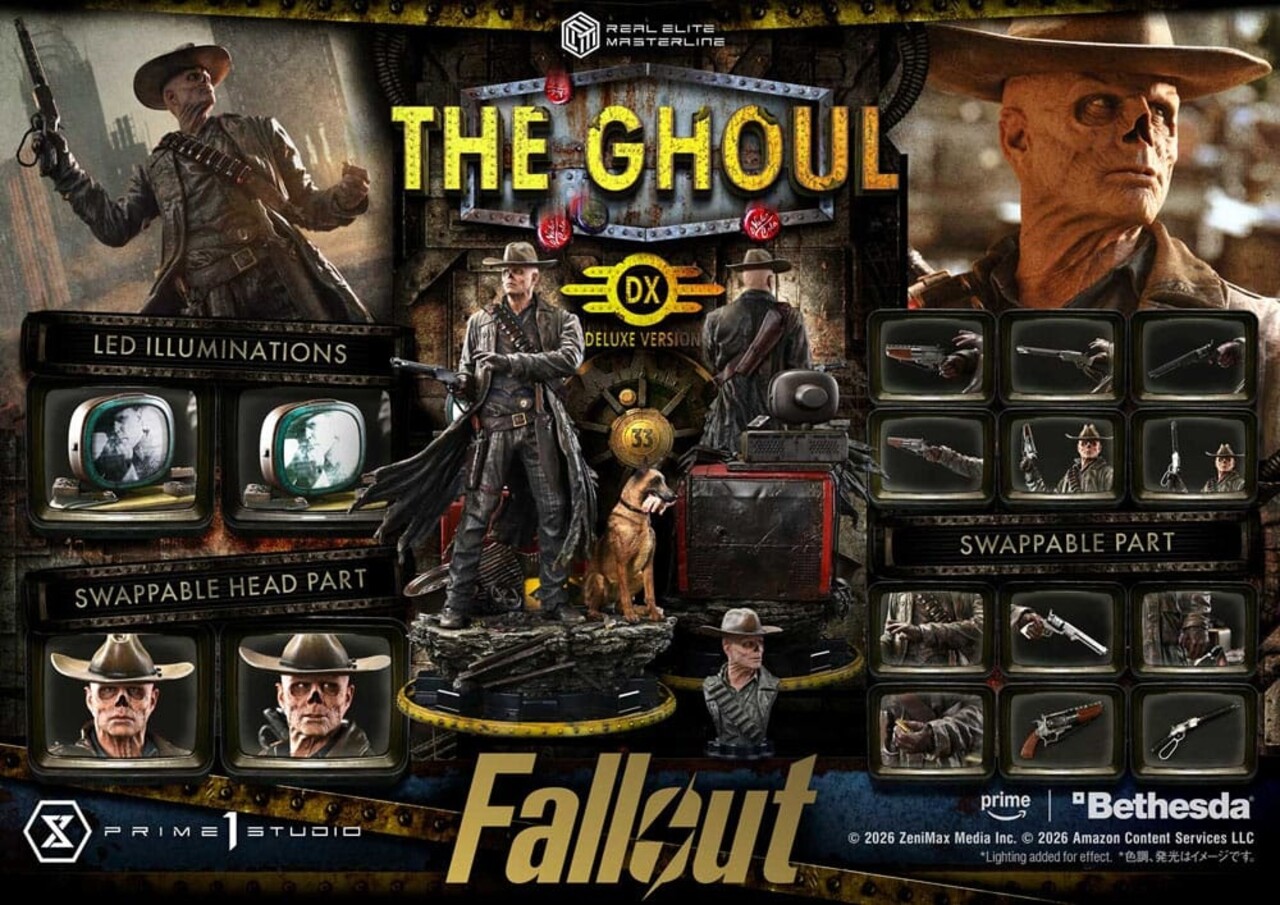 Prime 1 Studio Fallout (TV Series) Real Elite Masterline Series Statue 1/4 The Ghoul Deluxe Version 64 cm Prime 1 Studio Fallout (TV Series) Real Elite Masterline Series Statue 1/4 The Ghoul Deluxe Version 64 cm