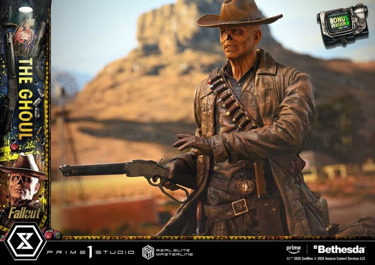 Prime 1 Studio Fallout (TV Series) Real Elite Masterline Series Statue 1/4 The Ghoul DX Bonus Version 64 cm Prime 1 Studio Fallout (TV Series) Real Elite Masterline Series Statue 1/4 The Ghoul DX Bonus Version 64 cm