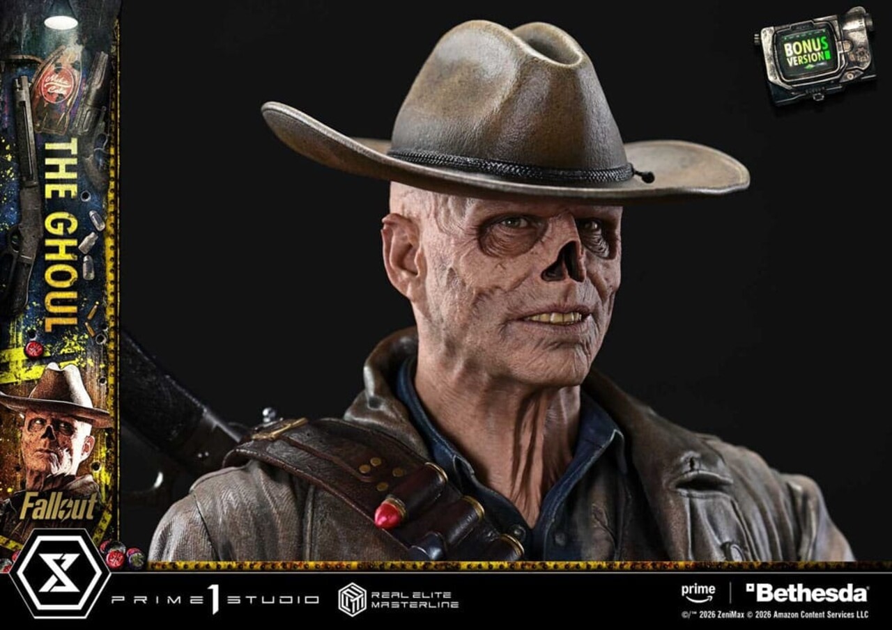 Prime 1 Studio Fallout (TV Series) Real Elite Masterline Series Statue 1/4 The Ghoul DX Bonus Version 64 cm Prime 1 Studio Fallout (TV Series) Real Elite Masterline Series Statue 1/4 The Ghoul DX Bonus Version 64 cm