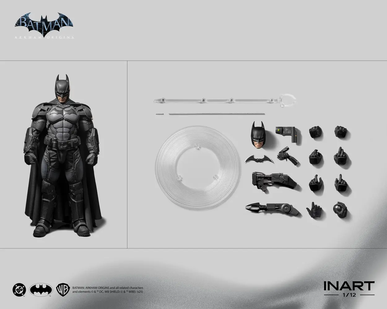 Inart Batman: Arkham Origins Action Figure 1/12 Batman 17 cm Inart Batman: Arkham Origins Action Figure 1/12 Batman 17 cm