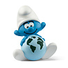 Schleich De Smurfen PVC Beeldje Smurf met Wereldbol 6 cm