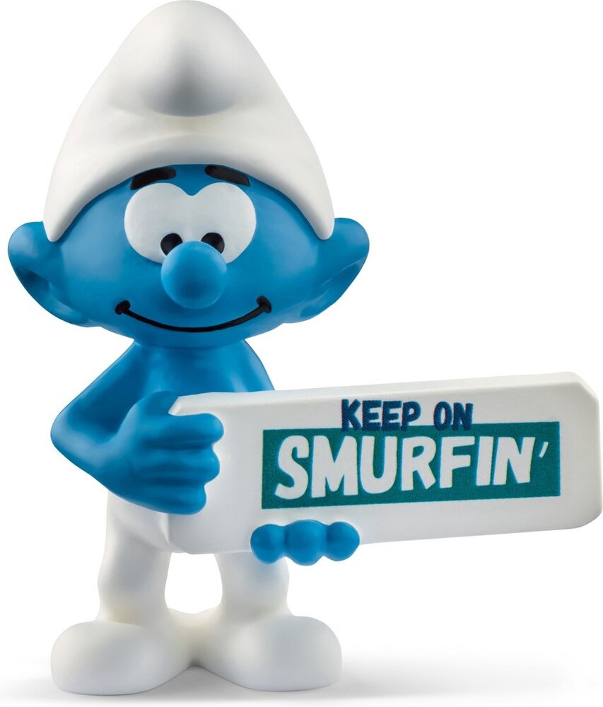 Schleich De Smurfen PVC Beeldje Keep on Smurfin 6 cm