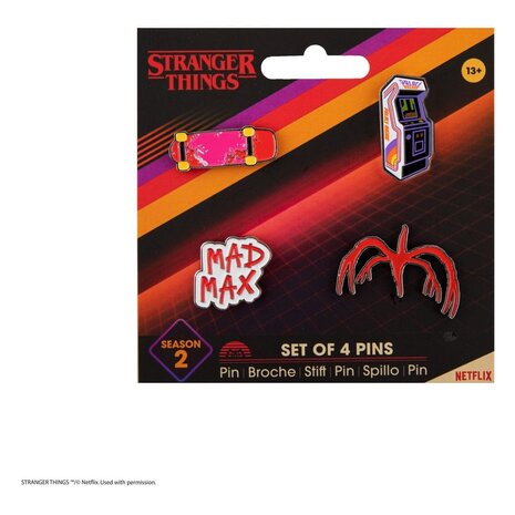 Cinereplicas Stranger Things Pin Set Season 2 (4x)