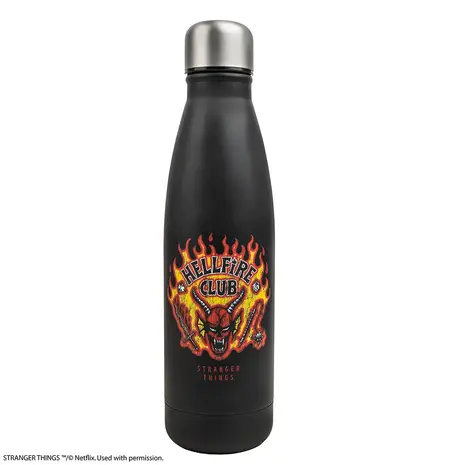 Cinereplicas Stranger Things Hellfire Lives Metal Water Bottle