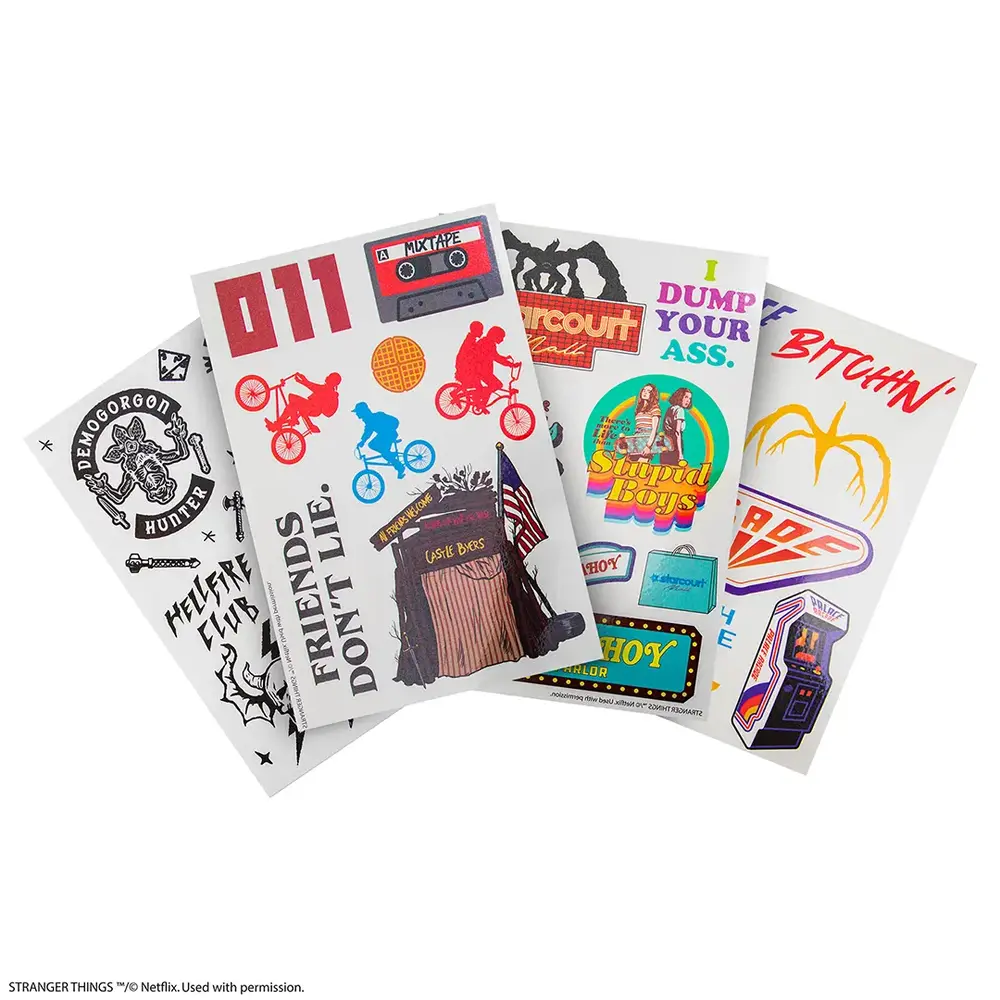 Cinereplicas Stranger Things Hawkins Tattoos