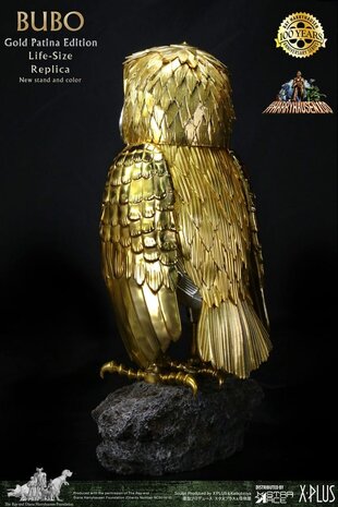Star Ace Toys Clash of the Titans Statue Ray Harryhausens Bubo Gold Patina Edition Deluxe Ver. 34 cm