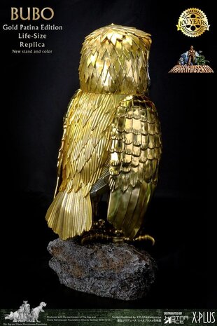 Star Ace Toys Clash of the Titans Statue Ray Harryhausens Bubo Gold Patina Edition Deluxe Ver. 34 cm