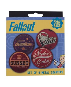FaNaTtiK Fallout Metal Drinks Onderzetters (4x)