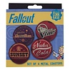 FaNaTtiK Fallout Metal Drinks Coasters (4x) FaNaTtiK Fallout Metal Drinks Coasters (4x)