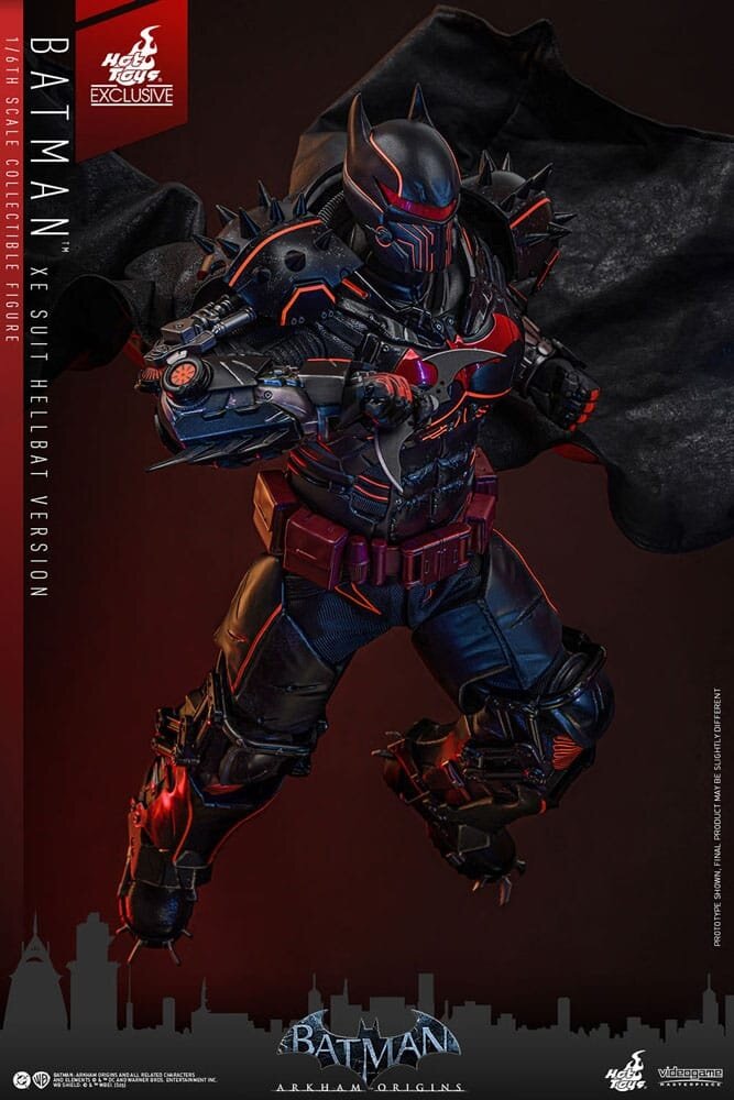 Hot Toys Batman Arkham Origins Videogame Masterpiece Action Figure 1/6 XE Suit Hellbat Version Hot Toys Exclusive 33 cm Hot Toys Batman Arkham Origins Videogame Masterpiece Action Figure 1/6 XE Suit Hellbat Version Hot Toys Exclusive 33 cm