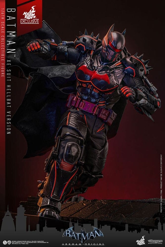 Hot Toys Batman Arkham Origins Videogame Masterpiece Action Figure 1/6 XE Suit Hellbat Version Hot Toys Exclusive 33 cm Hot Toys Batman Arkham Origins Videogame Masterpiece Action Figure 1/6 XE Suit Hellbat Version Hot Toys Exclusive 33 cm