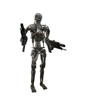 Hot Toys Terminator 2: Judgment Day Action Figure 1/6 Endoskeleton (Battle Damaged Version) 31 cm