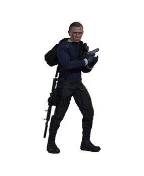 Hot Toys No Time To Die Action Figure 1/6 James Bond (Commando Outfit) Exclusive 30 cm