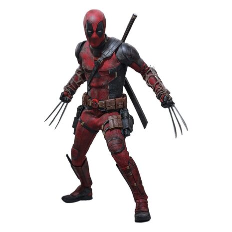 Hot Toys Deadpool & Wolverine Movie Masterpiece Action Figure 1/6 Deadpool (Battling Version) 31 cm